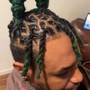 Loc Re-twist(only) shorter than shoulder length hair