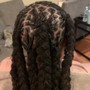 Loc Re-twist(only) shorter than shoulder length hair