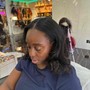 Closure wig install