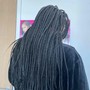 Medium Box Braids