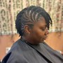 Add on Cornrows( to any style)