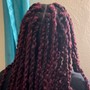 Large Knotless Braids