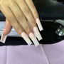 gel pedi (no acrylic)