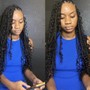 Knotless large box braids