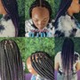 Knotless large box braids