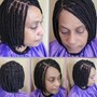 French curl braids Medium