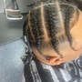 Cornrows with extensions