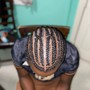 Men freestyle cornrows