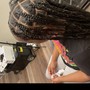 Large knotless Braids