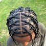 Triangle part braids