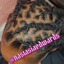 Relaxer for short hair, Shampoo, rinse color and Style