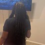 Small/medium knotless braids