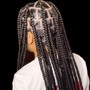 Medium knotless braids