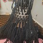 Small French Knotless Box Braids (Back Length)