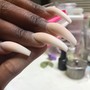 Pink & White French Tip (Medium & Long)