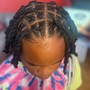 Medium knotless braids