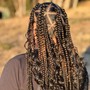 Medium Boho Knotless Braids