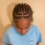 2 Feed-in Braids (Cornrows)