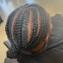 Classic Cornrows (no design)