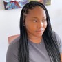 Medium Knotless Braids