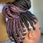 Large Knotless Braids