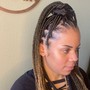 Medium Knotless Braids