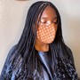 Medium Knotless Braids