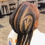 12 + stitch braids