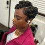 Slayed Ponytail For Natural Hair