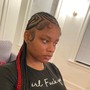 Flip Fulani braids