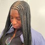 Small knotless braids