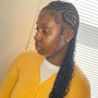 Jumbo knotless braids