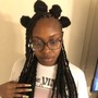 Loc Style with hair added