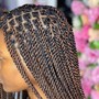 Large Knotless Box Braids (shoulder Length)