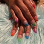 Manicure + Pedicure w/poly gel