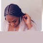 Medium knotless braids