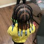 Kids fake hair added