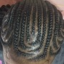 Kid's Braids w/weave