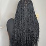 Large Knotless Braids