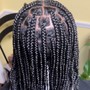 Large Knotless Braids