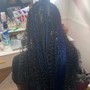 Large Knotless Braids