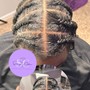 Men’s Twsit or Box Braids