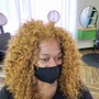 Human hair crochet braids