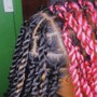 Individual hand wrapped soft locs