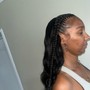 Feed-in Stitch Braids Ponytail