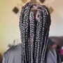 Boho knotlless and Box braids Med/Large