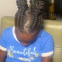 Kids braided ponytail ages (7-12)