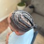 Men Braids- Half Head