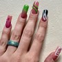 Multi Finger Nail Art