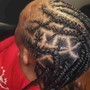 Kid's feed in braids